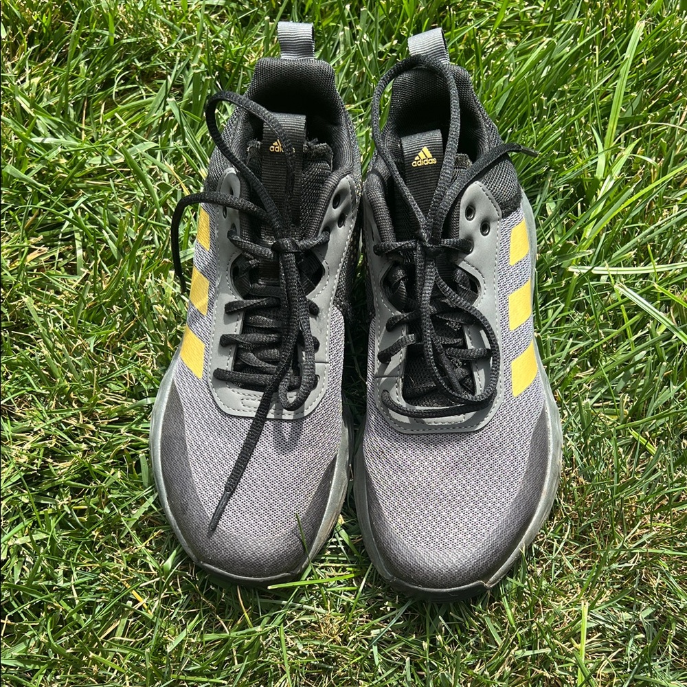 adidas Kids Sneakers - Gray and Yellow